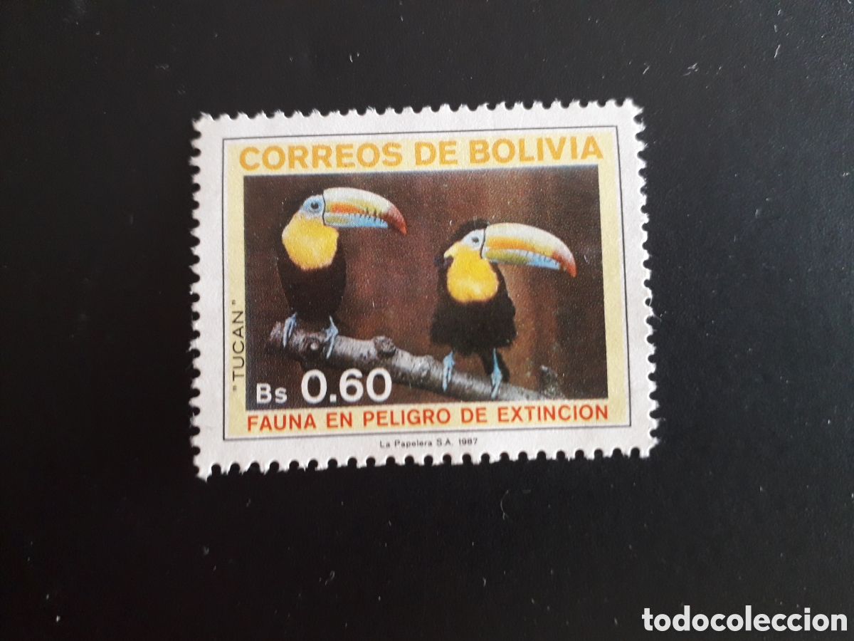 Sellos: BOLIVIA YVERT 688 SELLO SUELTO USADO 1987 FAUNA AVES TUC&Aacute;N PEDIDO M&Iacute;NIMO 3&euro;