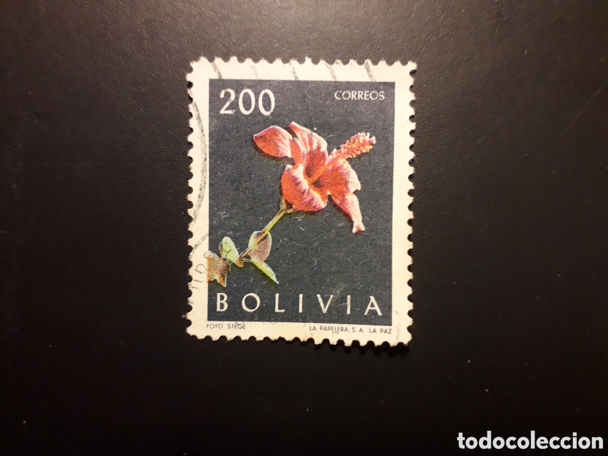 Sellos: BOLIVIA YVERT 426 SELLO SUELTO USADO 1962 FLORA FLORES PEDIDO M&Iacute;NIMO 3&euro;