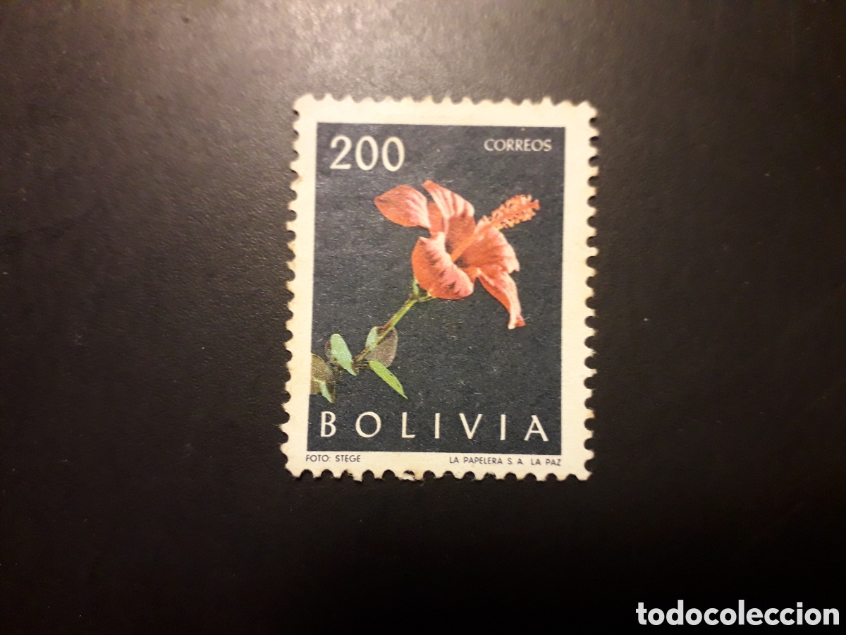 Sellos: BOLIVIA YVERT 426 SELLO SUELTO USADO 1962 FLORA FLORES PEDIDO M&Iacute;NIMO 3&euro;