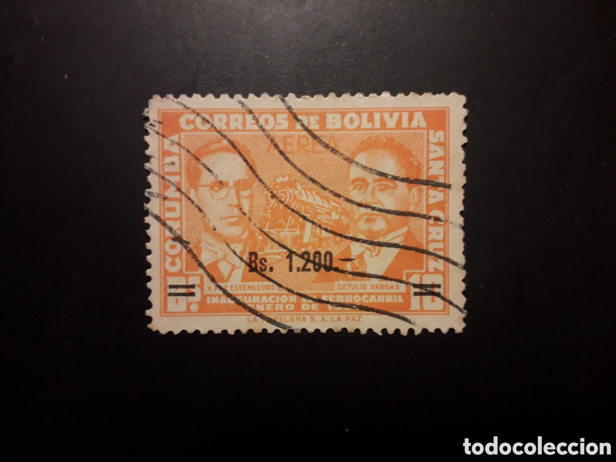 Sellos: BOLIVIA YVERT A 208 SERIE COMPLETA USADA 1960 SOBRECARGADO PEDIDO M&Iacute;NIMO 3&euro;