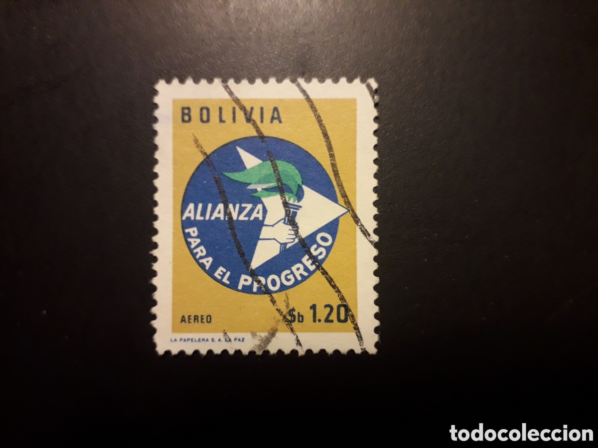 Sellos: BOLIVIA YVERT A 231 SERIE COMPLETA USADA 1963 ALIANZA PARA EL PROGRESO PEDIDO M&Iacute;NIMO 3&euro;