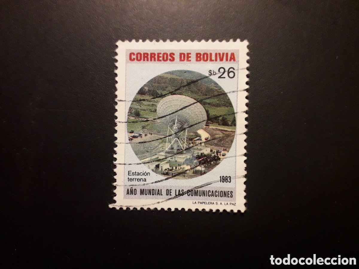 Sellos: BOLIVIA YVERT 621 SERIE COMPLETA USADA 1982 ESTACI&Oacute;N TERRESTRE COMUNICACIONES PEDIDO M&Iacute;NIMO 3&euro;