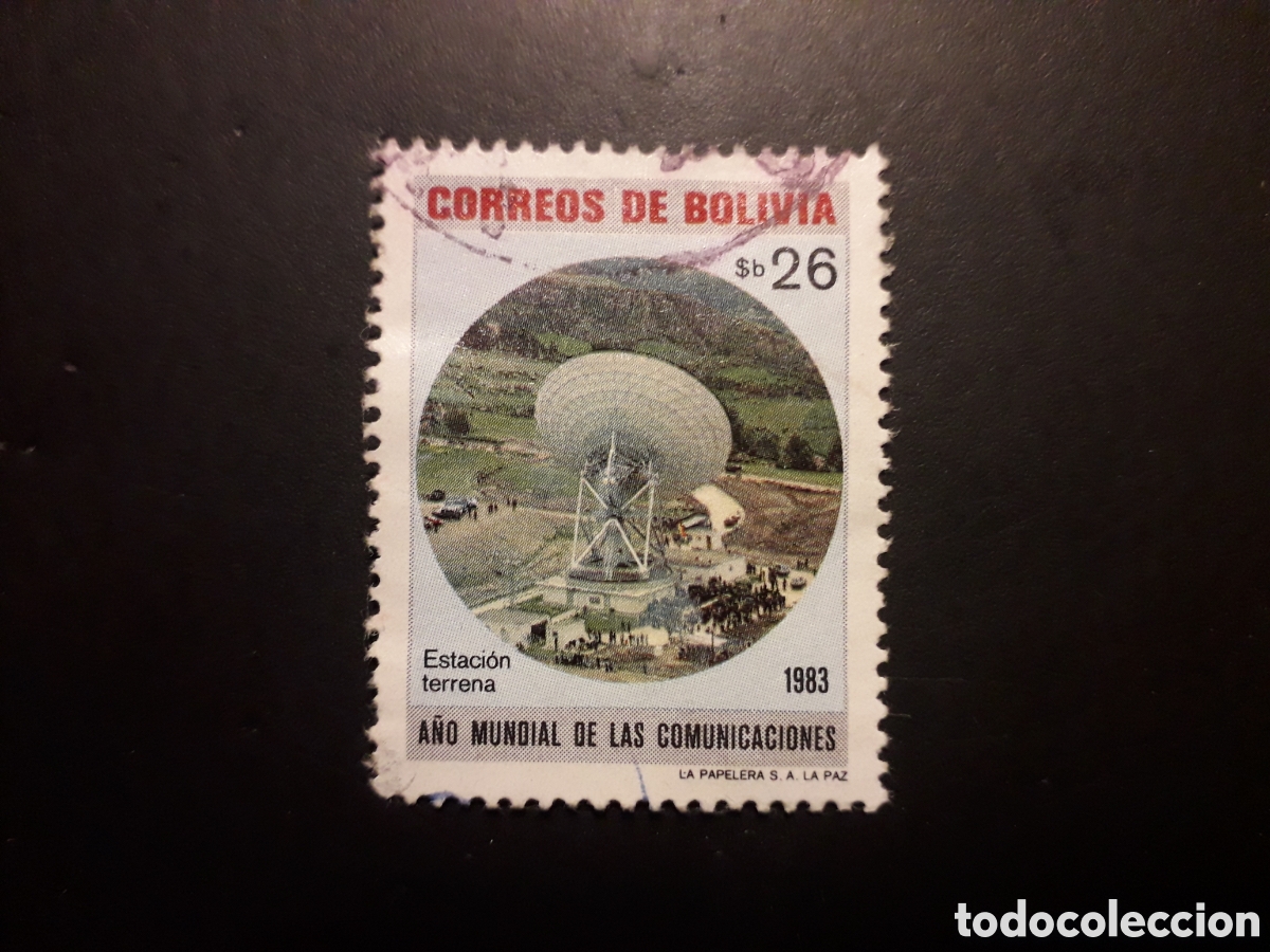 Sellos: BOLIVIA YVERT 621 SERIE COMPLETA 1982 USADA ESTACI&Oacute;N TERRESTRE COMUNICACIONES PEDIDO M&Iacute;NIMO 3&euro;