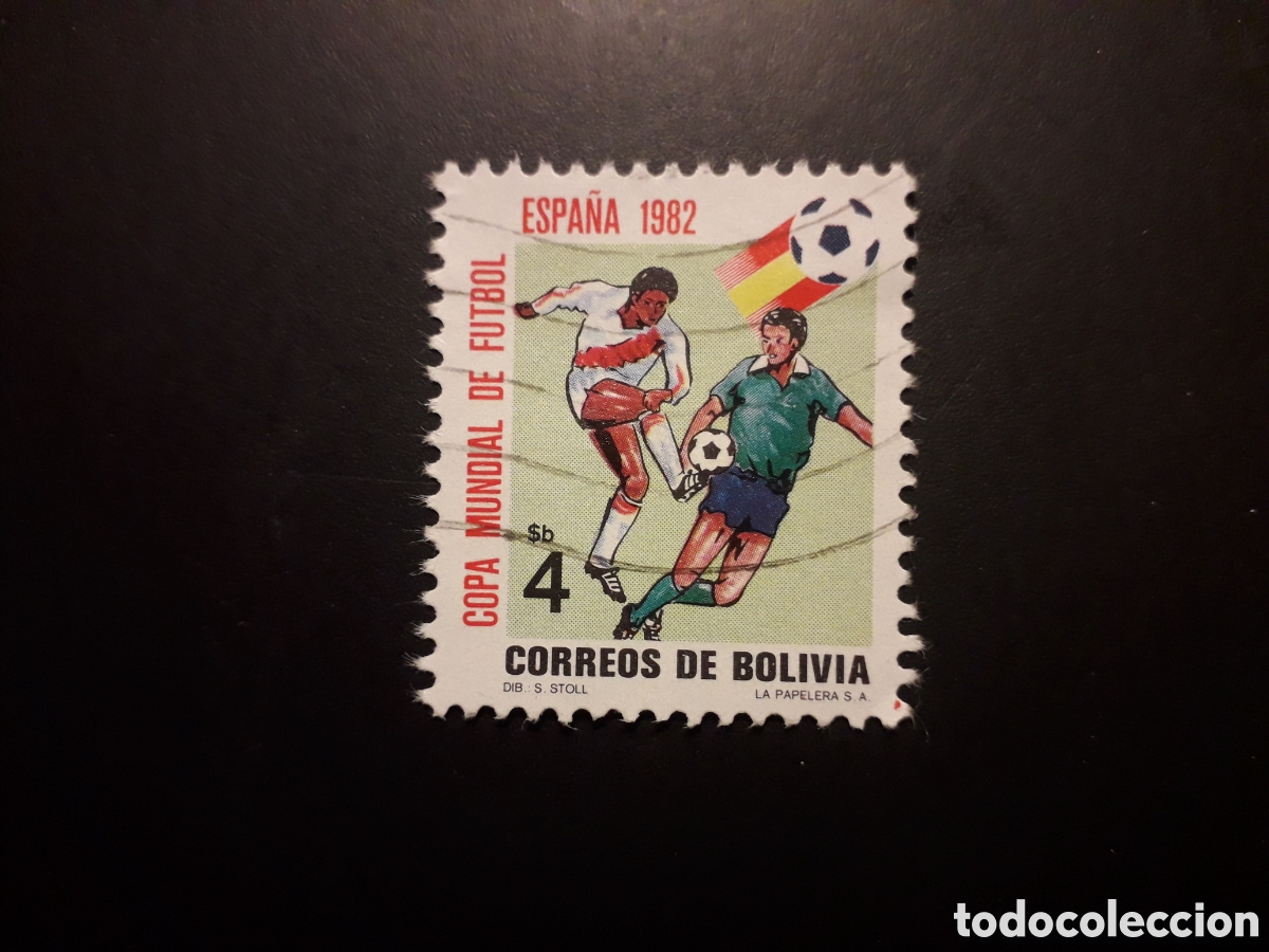 Sellos: BOLIVIA YVERT 622 SELLO SUELTO USADO 1982 DEPORTES MUNDIAL F&Uacute;TBOL ESPA&Ntilde;A 82 PEDIDO M&Iacute;NIMO 3&euro;