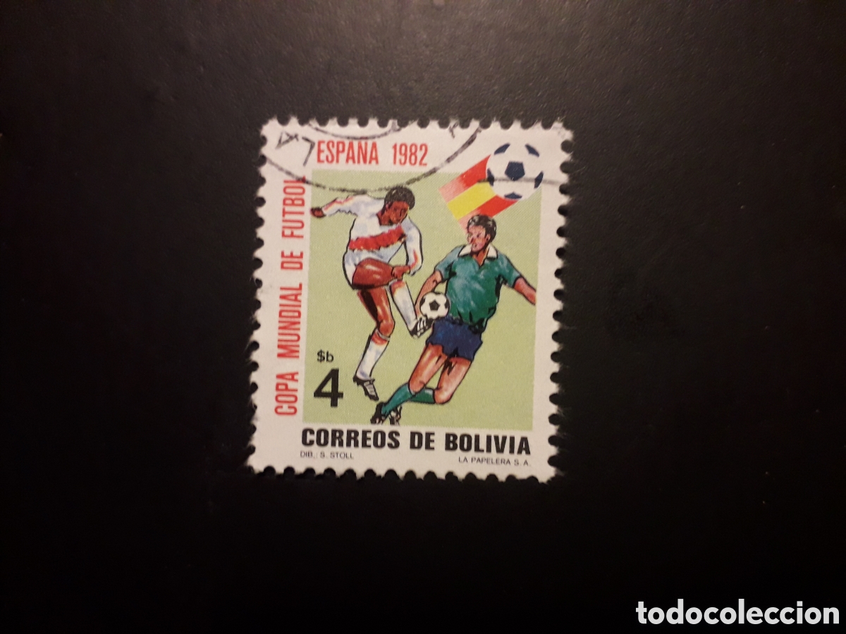 Sellos: BOLIVIA YVERT 622 SELLO SUELTO USADO 1982 DEPORTES MUNDIAL F&Uacute;TBOL ESPA&Ntilde;A 82 PEDIDO M&Iacute;NIMO 3&euro;