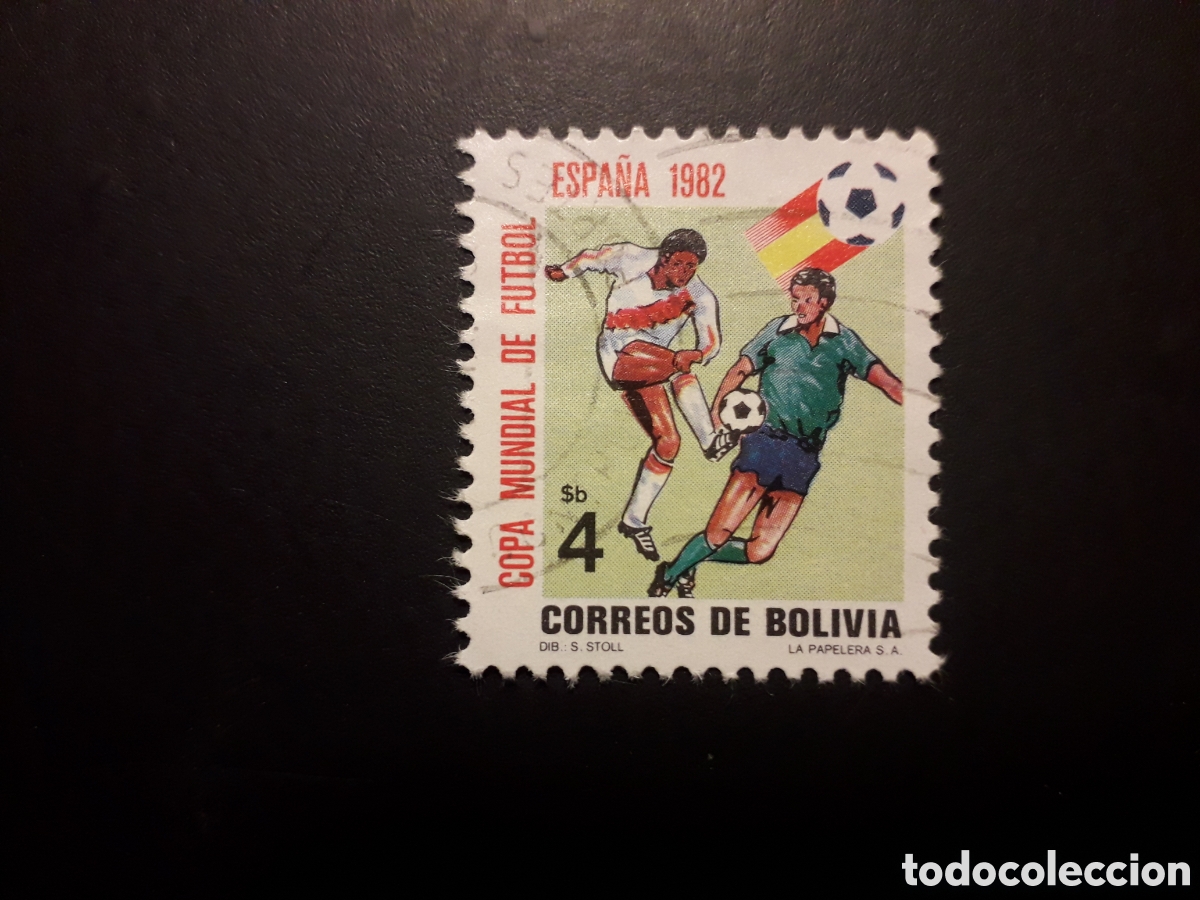 Sellos: BOLIVIA YVERT 622 SELLO SUELTO USADO 1982 DEPORTES MUNDIAL F&Uacute;TBOL ESPA&Ntilde;A 82 PEDIDO M&Iacute;NIMO 3&euro;