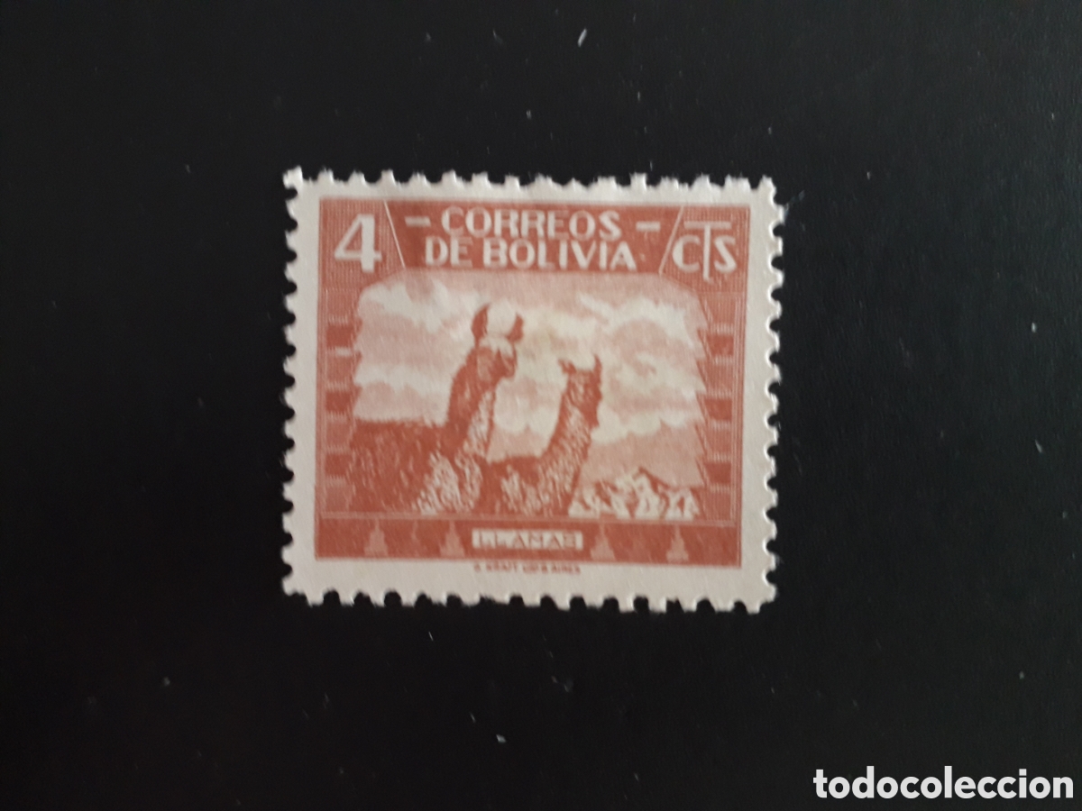 Sellos: BOLIVIA YVERT 223 SELLO SUELTO USADO 1939 FAUNA, LLAMA PEDIDO M&Iacute;NIMO 3&euro;
