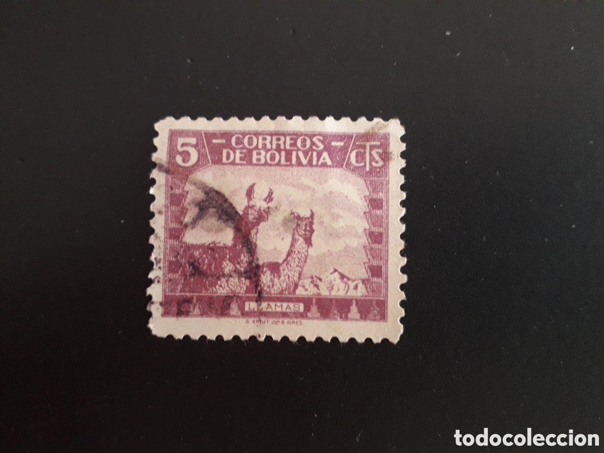 Sellos: BOLIVIA YVERT 224 SELLO SUELTO USADO 1939 FAUNA, LLAMA PEDIDO M&Iacute;NIMO 3&euro;