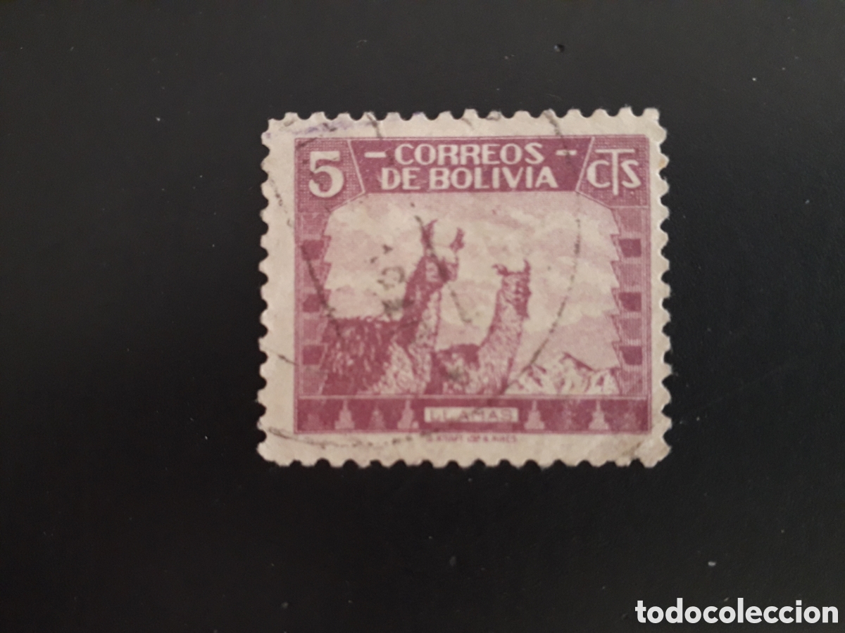 Sellos: BOLIVIA YVERT 224 SELLO SUELTO USADO 1939 FAUNA, LLAMA PEDIDO M&Iacute;NIMO 3&euro;