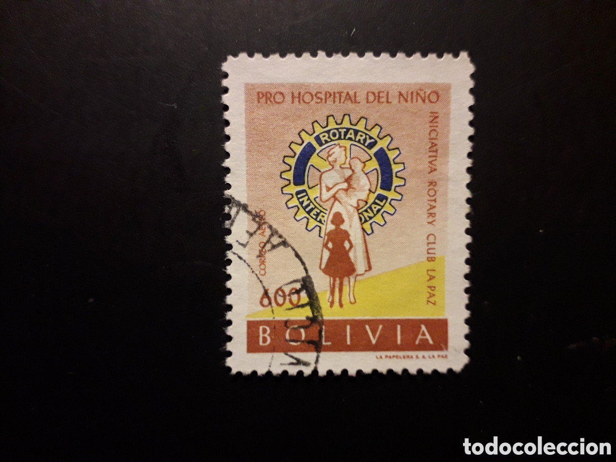 Sellos: BOLIVIA YVERT A 204 SELLO SUELTO USADO 1960 ROTARY INTERNATIONAL PEDIDO M&Iacute;NIMO 3&euro;
