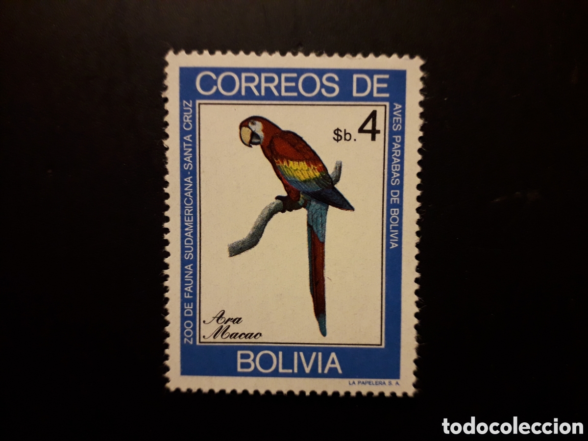 Sellos: BOLIVIA YVERT 604 SELLO SUELTO NUEVO *** 1981 FAUNA AVES LOROS PERIQUITOS PEDIDO M&Iacute;NIMO 3&euro;