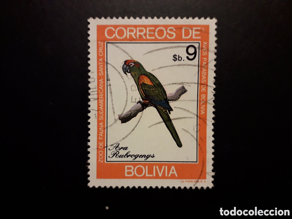 Sellos: BOLIVIA YVERT 607 SELLO SUELTO USADO 1981 FAUNA AVES LOROS PERIQUITOS PEDIDO M&Iacute;NIMO 3&euro;