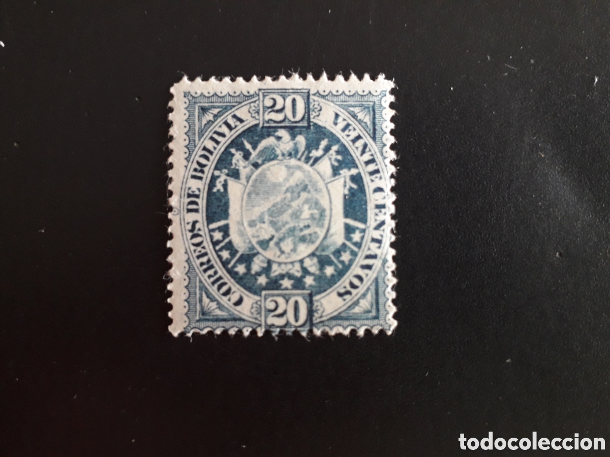 Sellos: BOLIVIA YVERT 43 SELLO SUELTO NUEVO *** 1894 ESCUDOS PEDIDO M&Iacute;NIMO 3&euro;