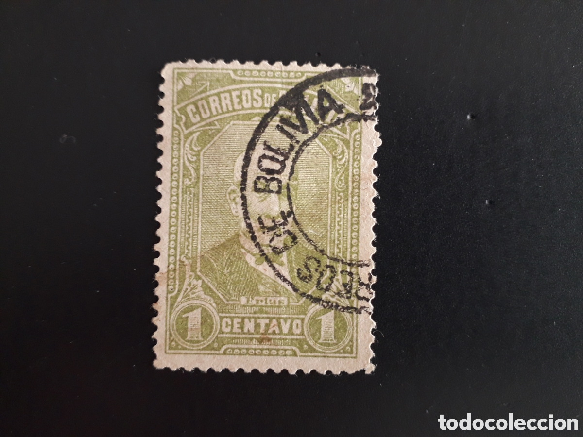 Sellos: BOLIVIA YVERT 46 SELLO SUELTO USADO 1897 PRESIDENTE TOM&Aacute;S FR&Iacute;AS PEDIDO M&Iacute;NIMO 3&euro;