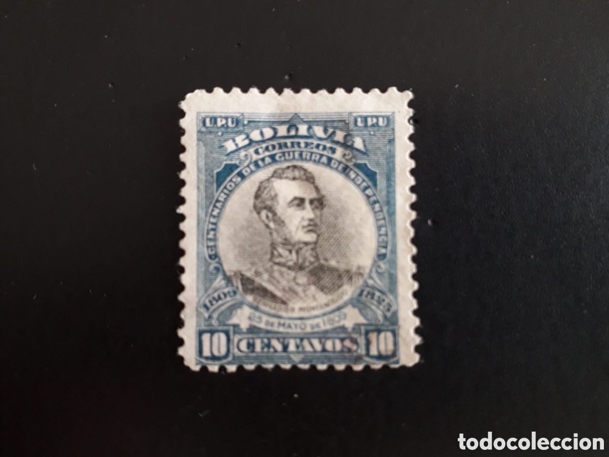 Sellos: BOLIVIA YVERT 82 SELLO SUELTO USADO 1909-1911 PERSONAJES, INDEPENDENCIA PEDIDO M&Iacute;NIMO 3&euro;