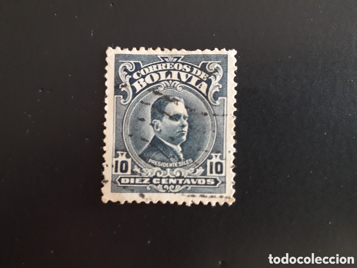 Sellos: BOLIVIA YVERT 162 SELLO SUELTO USADO 1928-1929 HERNANDO SILES PEDIDO M&Iacute;NIMO 3&euro;