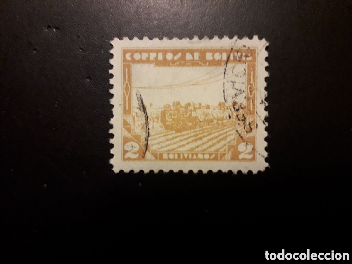 Sellos: BOLIVIA YVERT 221 SELLO SUELTO USADO 1938 SOCIALISMO, AGRICULTURA PEDIDO M&Iacute;NIMO 3&euro;