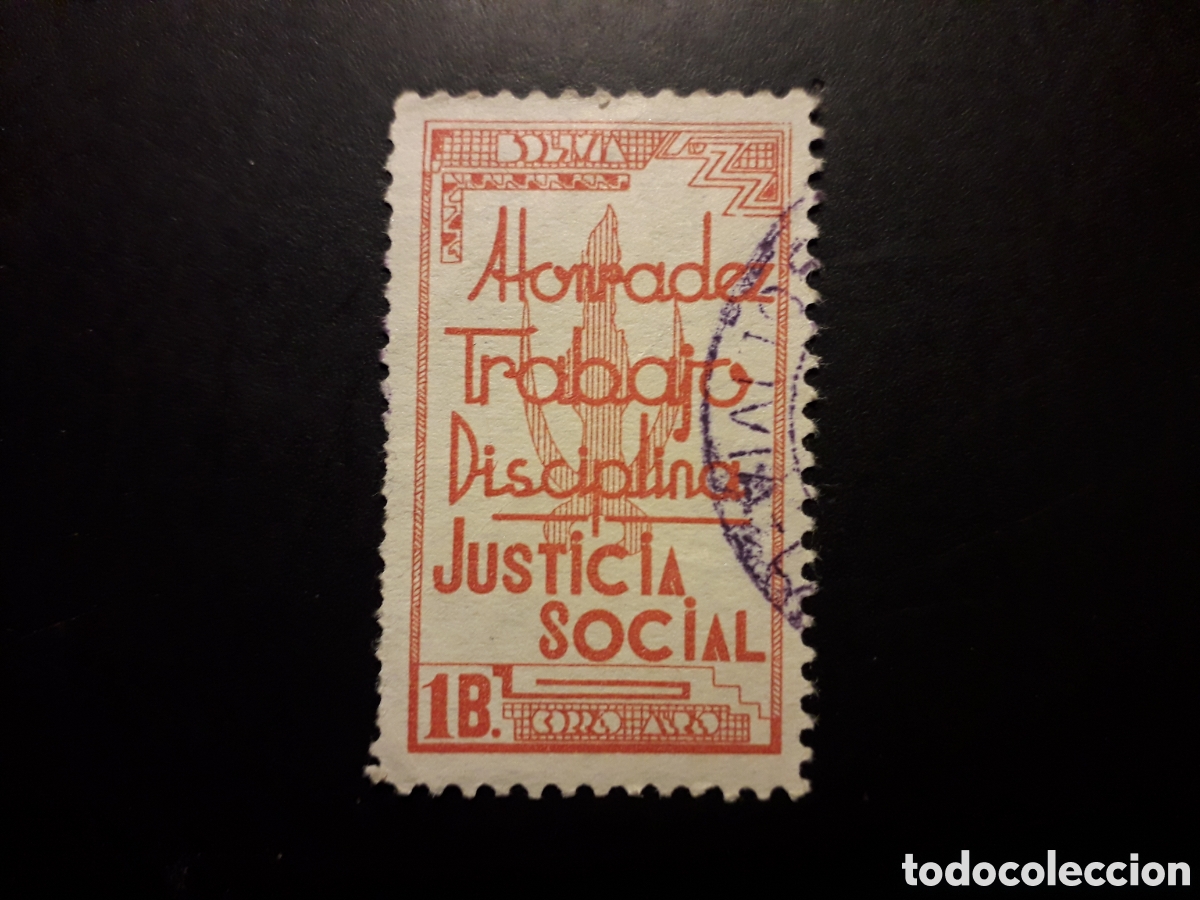 Sellos: BOLIVIA YVERT A 45 SELLO SUELTO USADO 1938 JUSTICIA SOCIAL PEDIDO M&Iacute;NIMO 3&euro;