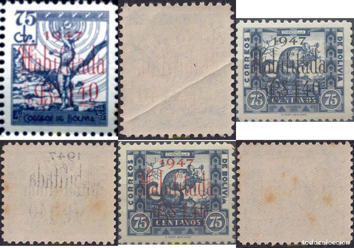 Timbres: 788995 MNH BOLIVIA 1947 SERIE BASICA