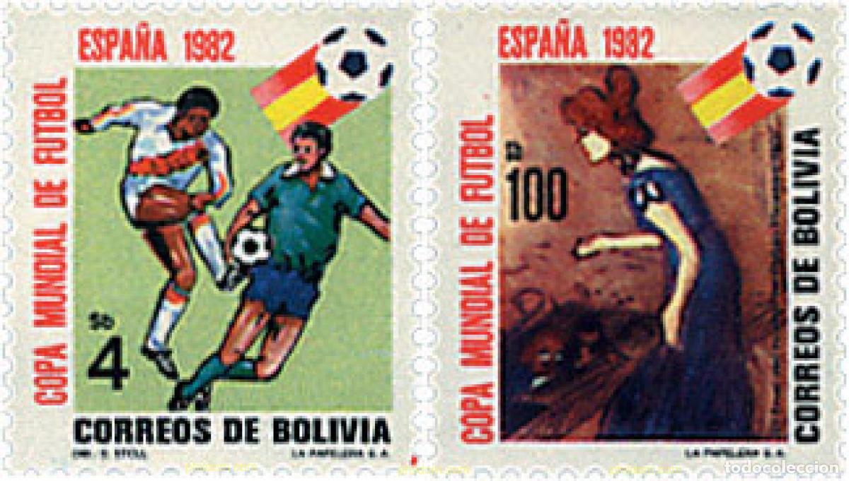 Sellos: 26450 MNH BOLIVIA 1982 COPA DEL MUNDO DE FUTBOL. ESPA&Ntilde;A-82