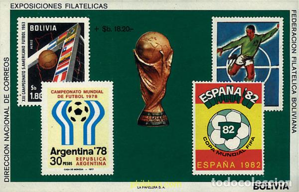 Stamps: 292979 MNH BOLIVIA 1979 EXPOSICIONES FILATELICAS