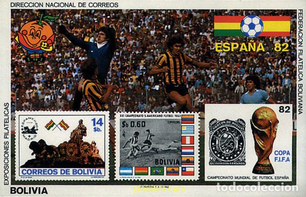 Stamps: 292980 MNH BOLIVIA 1981 COPA DEL MUNDO DE FUTBOL. ESPA&Ntilde;A-82