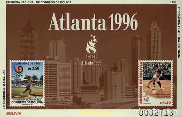 Sellos: 56796 MNH BOLIVIA 1995 26 JUEGOS OLIMPICOS VERANO ATLANTA 1996