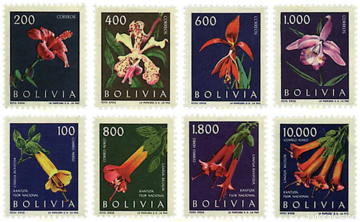 Sellos: 98216 MNH BOLIVIA 1962 FLORA BOLIVIANA