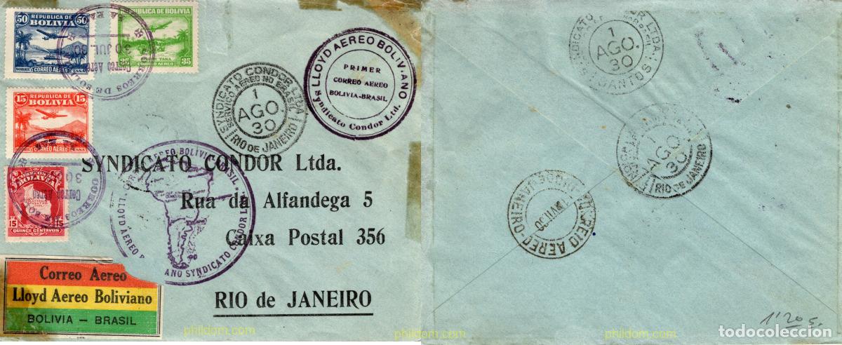 Sellos: 789533 MNH BOLIVIA 1930 VISTAS AEREAS
