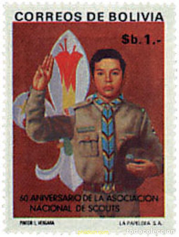 Briefmarken: 40958 MNH BOLIVIA 1976 60 ANIVERSARIO DEL ESCULTISMO EN BOLIVIA
