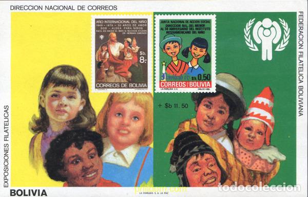 Sellos: 275318 MNH BOLIVIA 1980 A&Ntilde;O INTERNACIONAL DEL NI&Ntilde;O