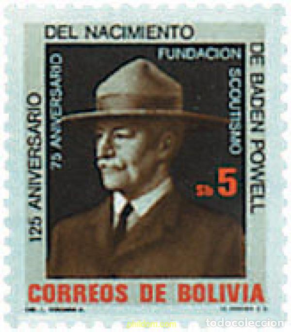 Briefmarken: 38009 MNH BOLIVIA 1982 75 ANIVERSARIO DEL ESCULTISMO
