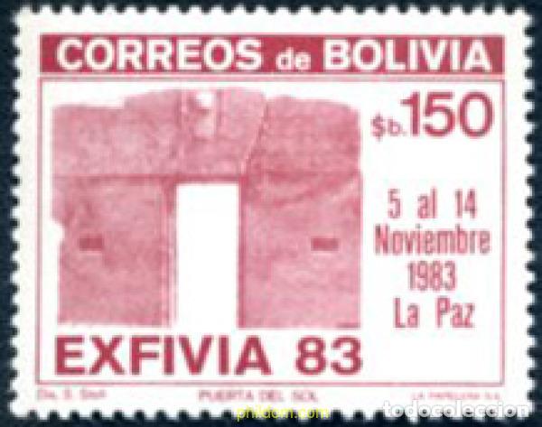 Sellos: 292427 MNH BOLIVIA 1983 EXPOSICION FILATELICA INTERNACIONAL EN LA PAZ - EXFIVIA-83