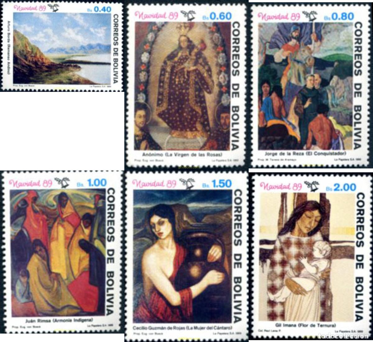 Sellos: 275282 MNH BOLIVIA 1989 NAVIDAD