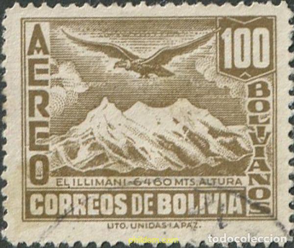 Sellos: 665657 USED BOLIVIA 1941 SERIE BASICA