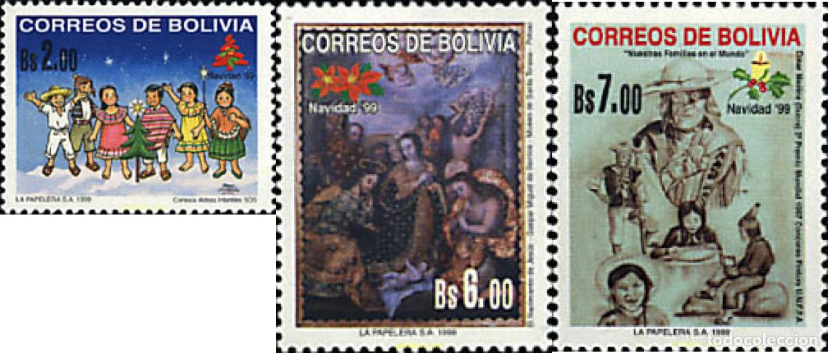 Sellos: 50464 MNH BOLIVIA 1999 NAVIDAD