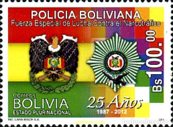 Sellos: 317590 MNH BOLIVIA 2013 POLICIA NACIONAL