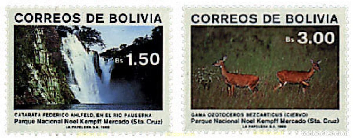 Stamps: 29596 MNH BOLIVIA 1989 PARQUE NACIONAL
