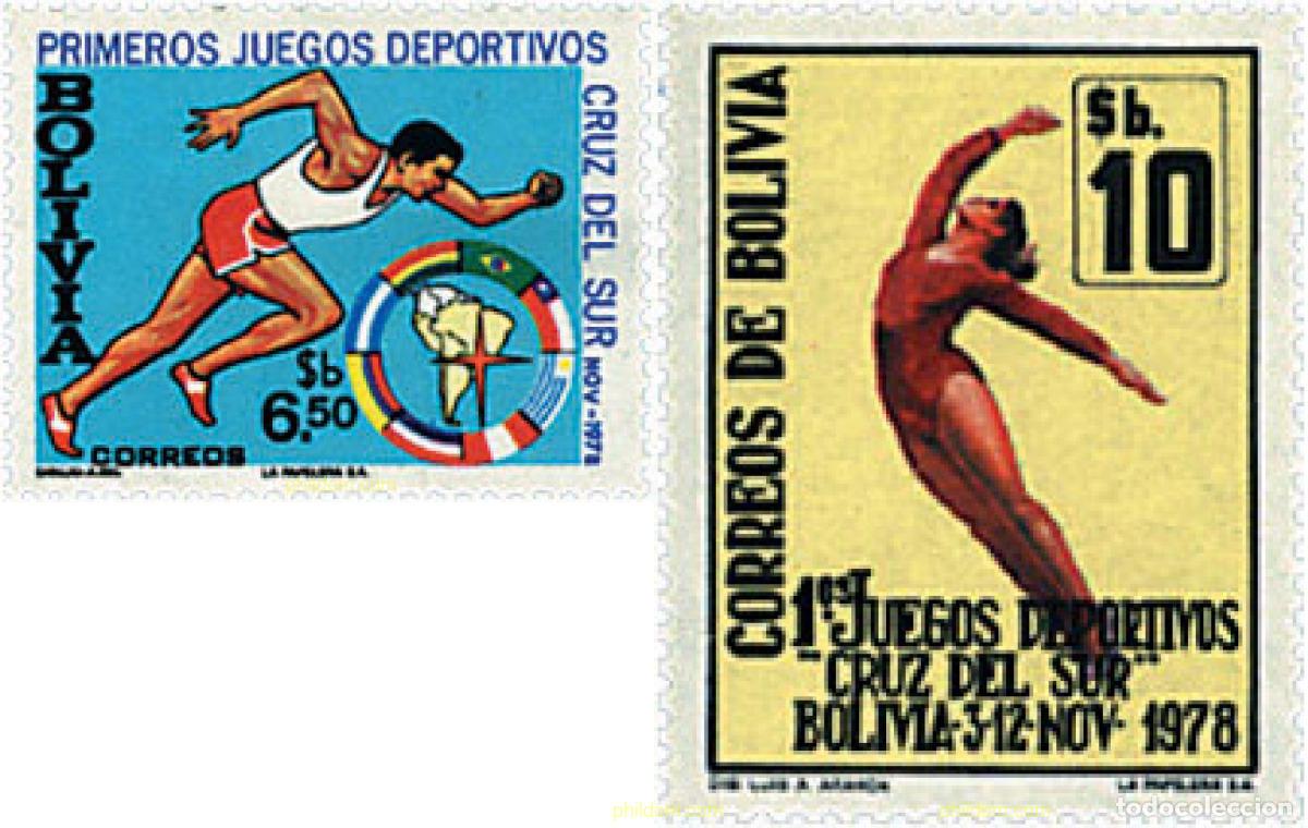 Timbres: 68885 MNH BOLIVIA 1979 1&ordm; JUEGOS DEPORTIVOS CRUZ DEL SUR