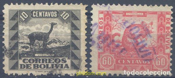 Sellos: 665351 USED BOLIVIA 1939 SERIE BASICA