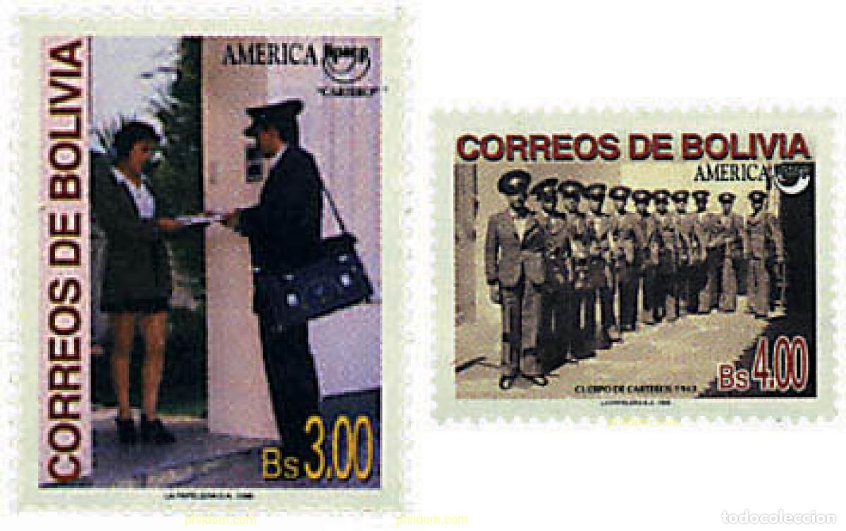 Sellos: 50515 MNH BOLIVIA 1998 AMERICA-UPAEP 1997 - EL CARTERO