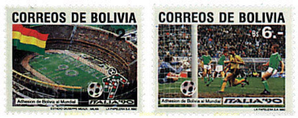 Sellos: 68060 MNH BOLIVIA 1990 COPA DEL MUNDO DE FUTBOL. ITALIA-90