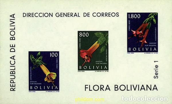 Sellos: 98217 MNH BOLIVIA 1962 FLORA BOLIVIANA