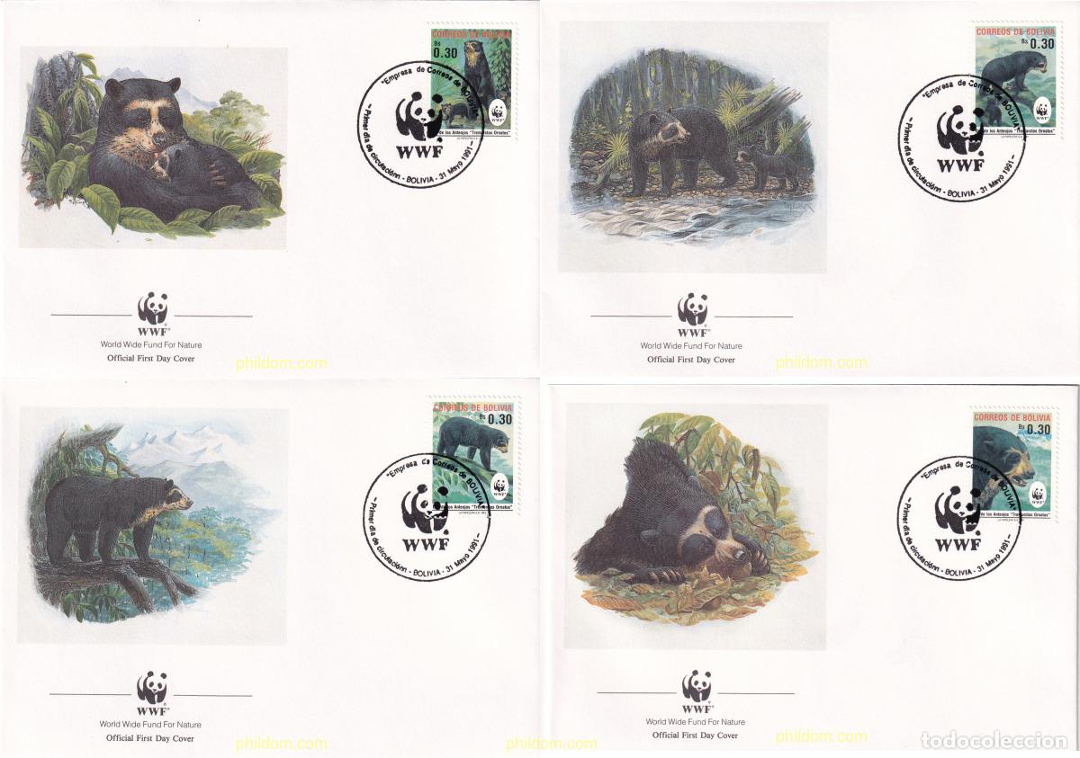 Sellos: 24750 MNH BOLIVIA 1991 OSO DE ANTEOJOS
