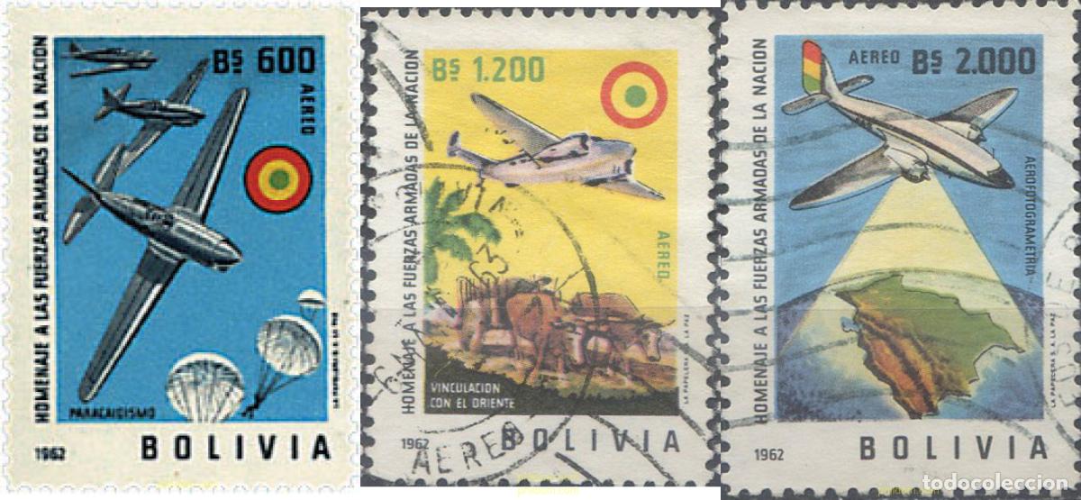 Sellos: 665775 USED BOLIVIA 1962 FUERZAS ARMADAS