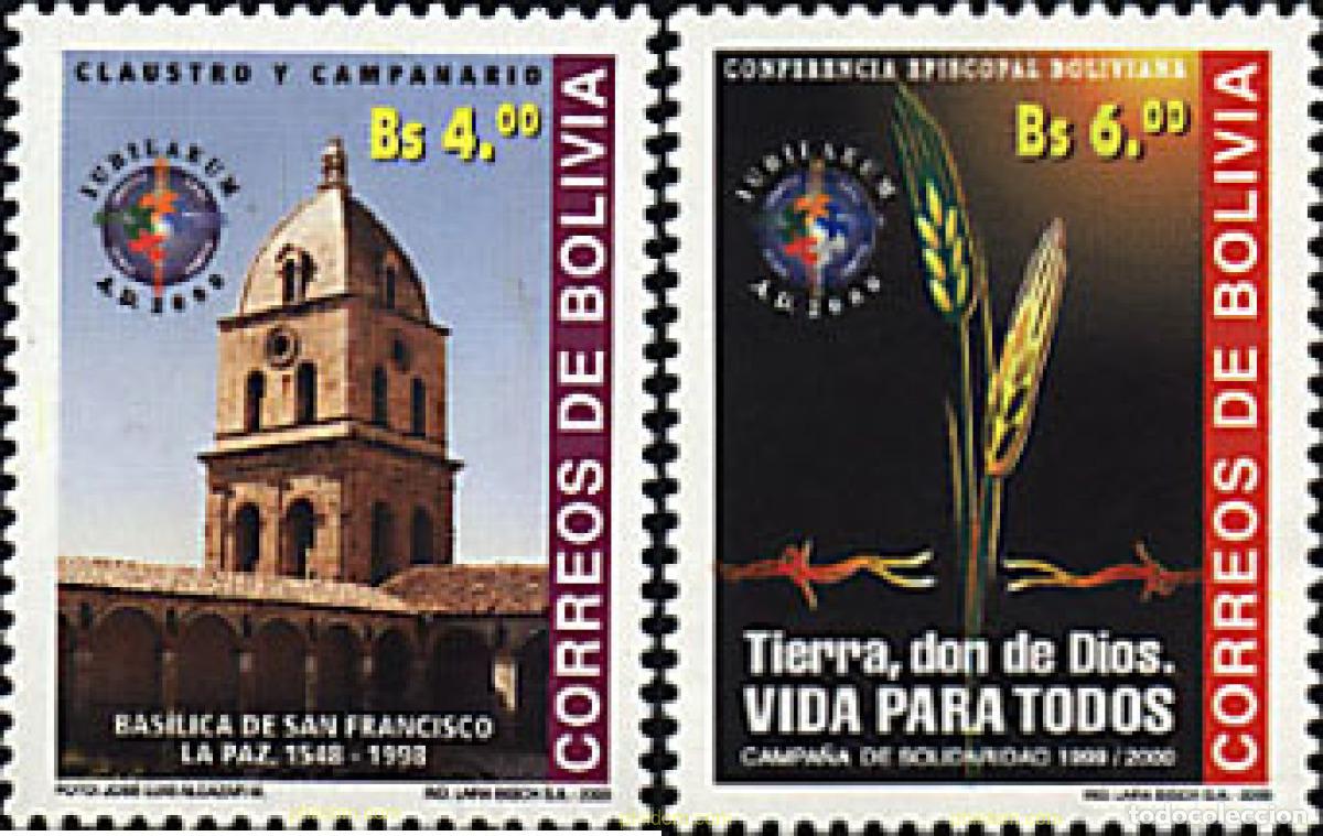 Sellos: 72000 MNH BOLIVIA 2000 A&Ntilde;O SANTO 2000