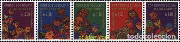 Sellos: 4624 MNH BOLIVIA 2001 CENSO DE POBLACION