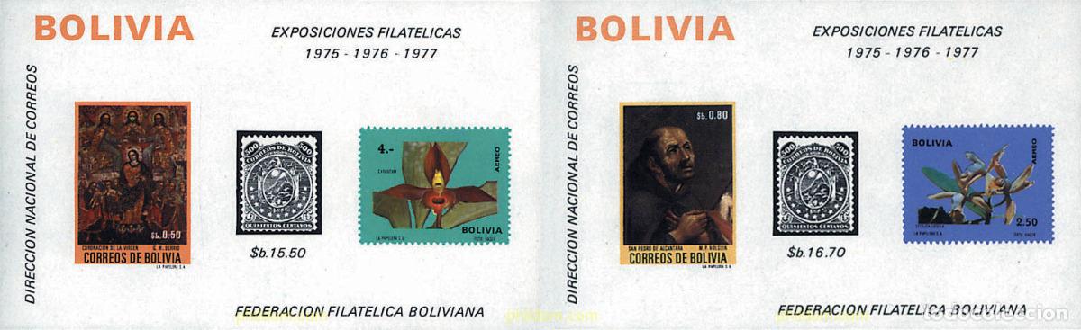 Sellos: 367998 MNH BOLIVIA 1974 EXPOSICIONES FILATELICAS