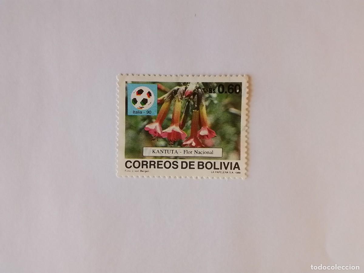 Sellos: A&Ntilde;O 1989 BOLIVIA SELLO USADO