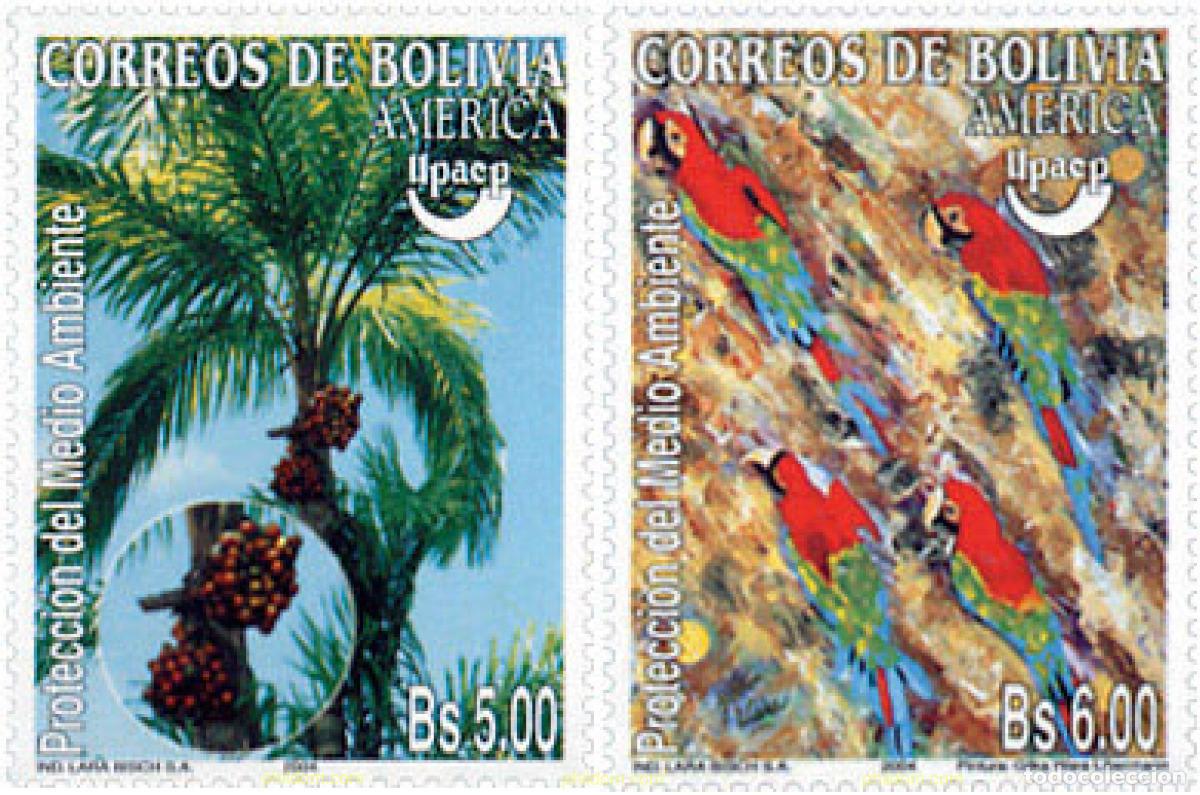 Sellos: 148610 MNH BOLIVIA 2004 AMERICA-UPAEP 2004 - PROTECCION DEL MEDIO AMBIENTE
